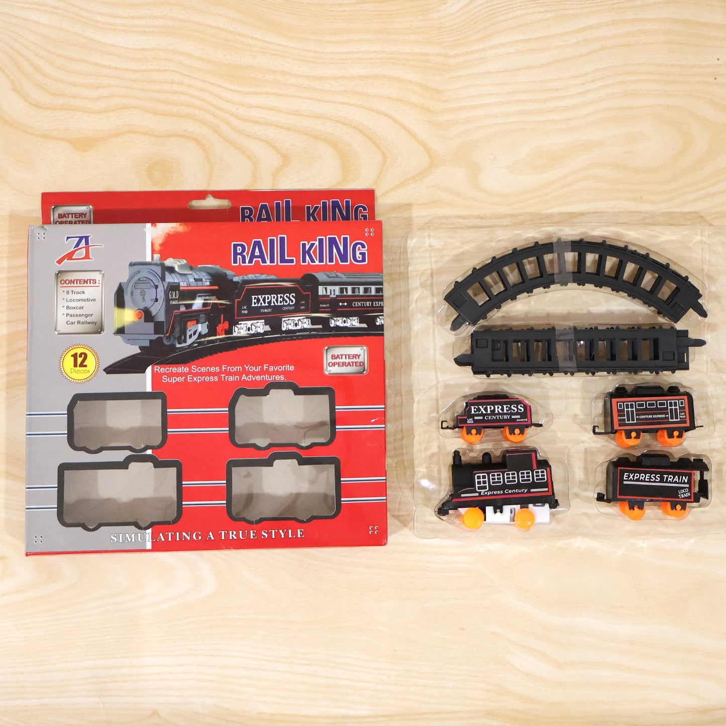 Opera express train set toy with lights and sounds for kids
