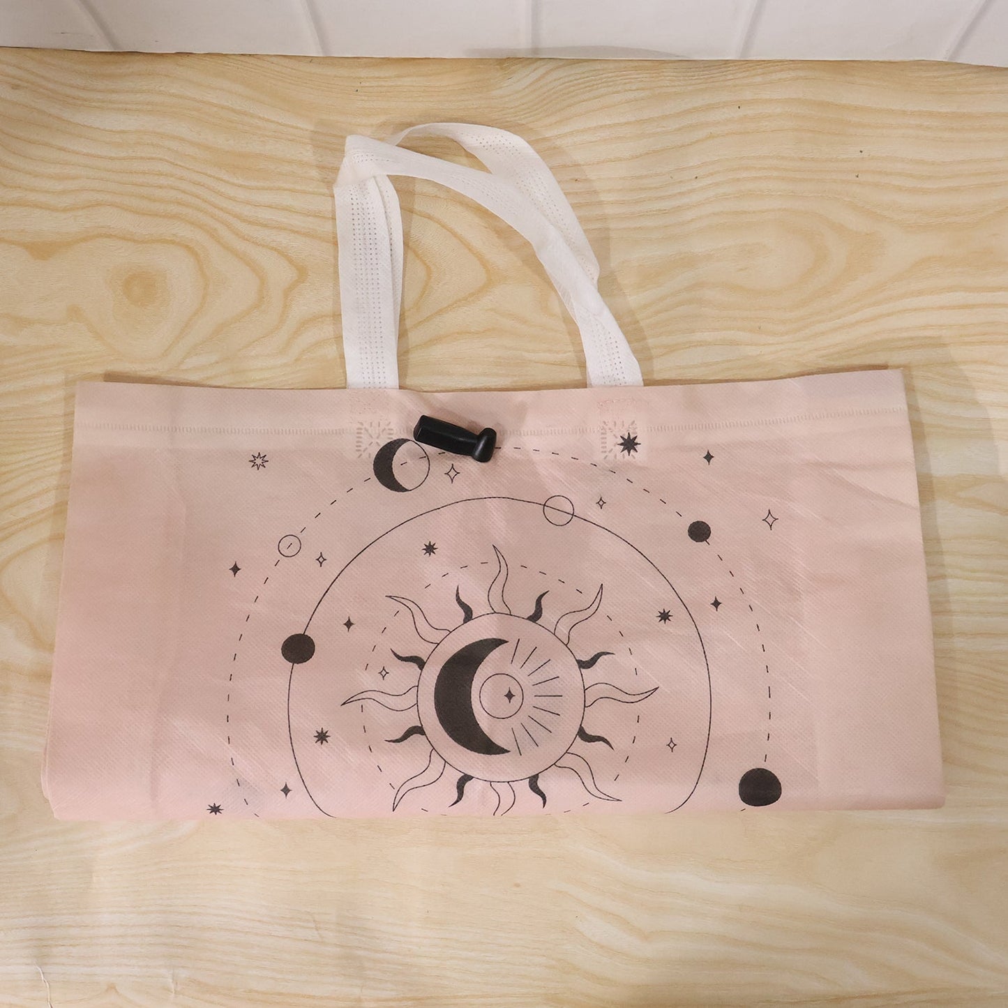 Folded and compact view of multipurpose carry bag