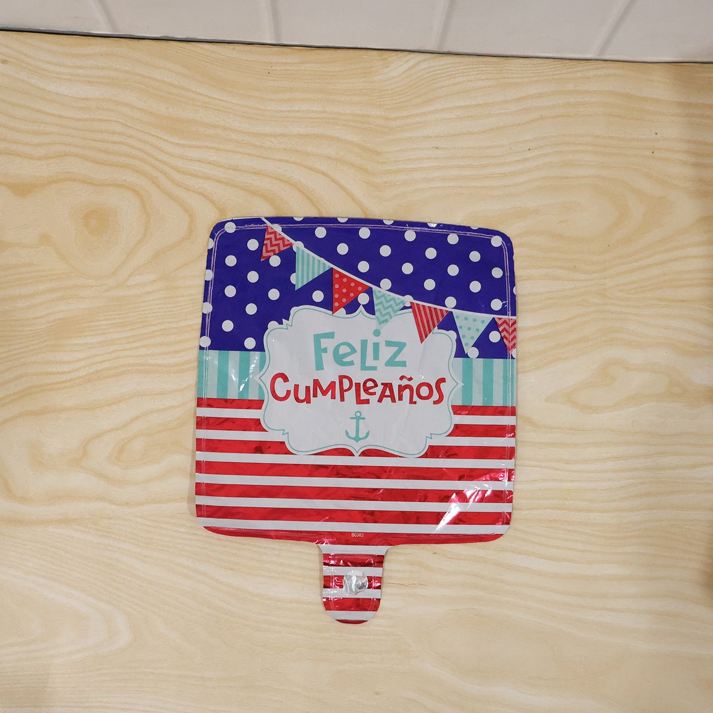Feliz foil birthday balloon in celebration use