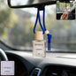 Camphor car perfume hanging freshener with wooden cap