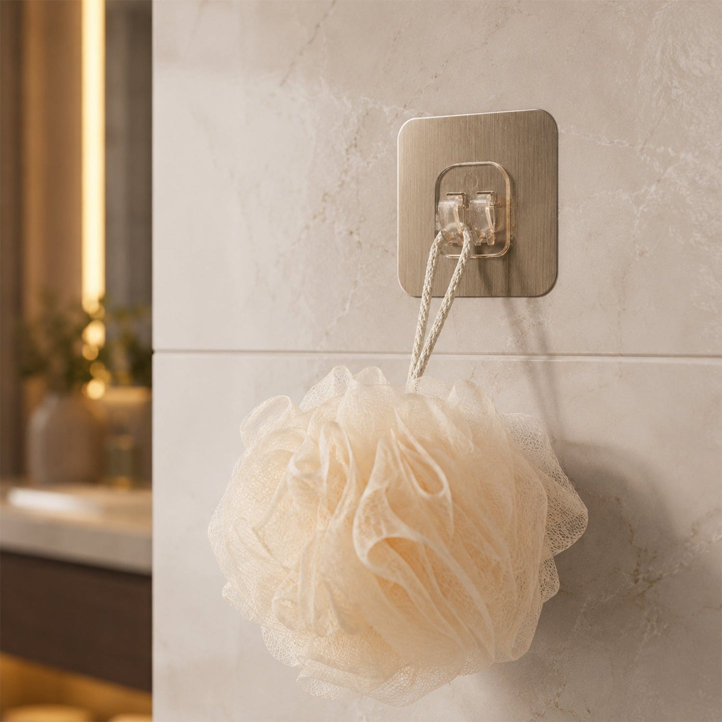 Adhesive hook with no drilling installation for home or office