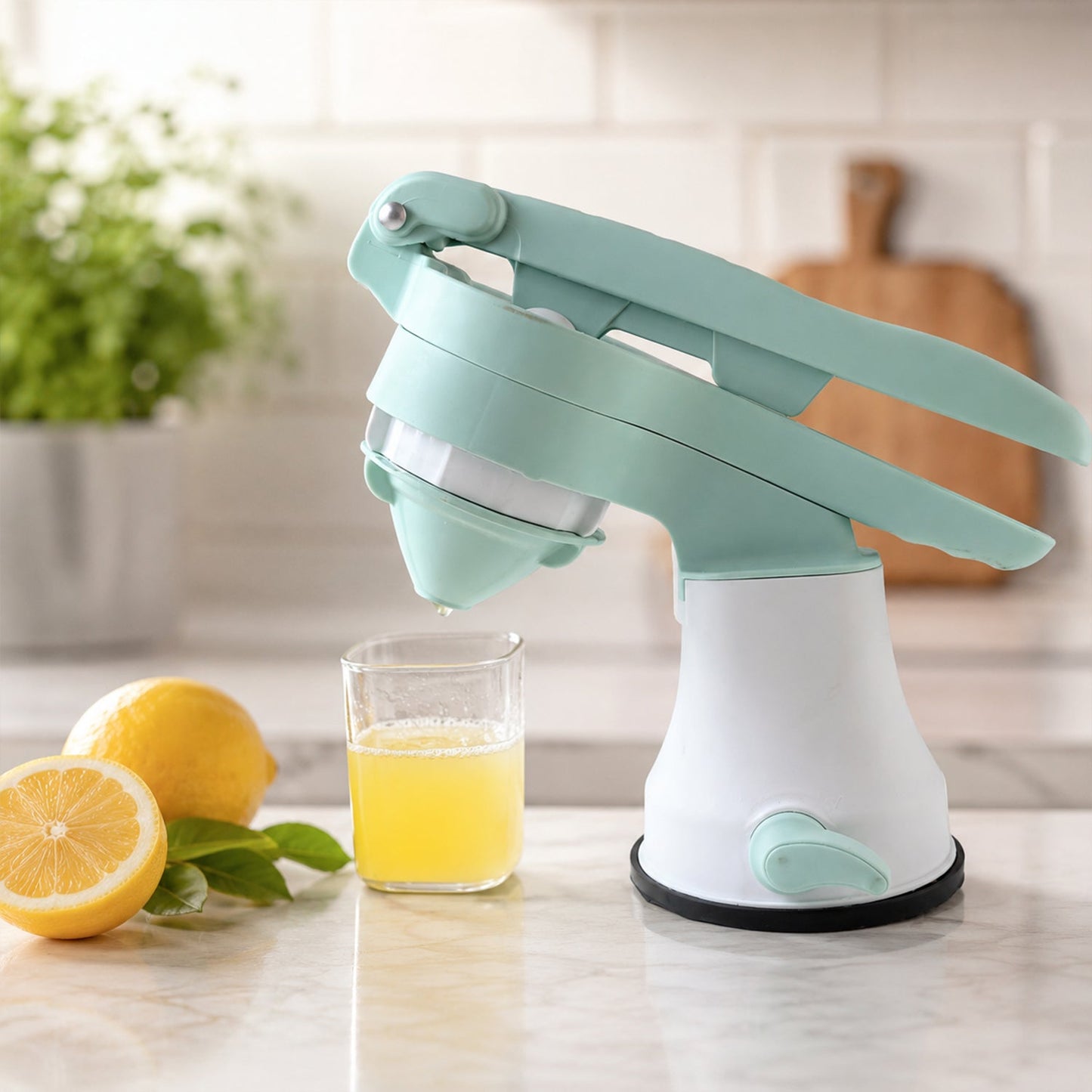 Hand Press Citrus Juicer for fresh juice extraction
