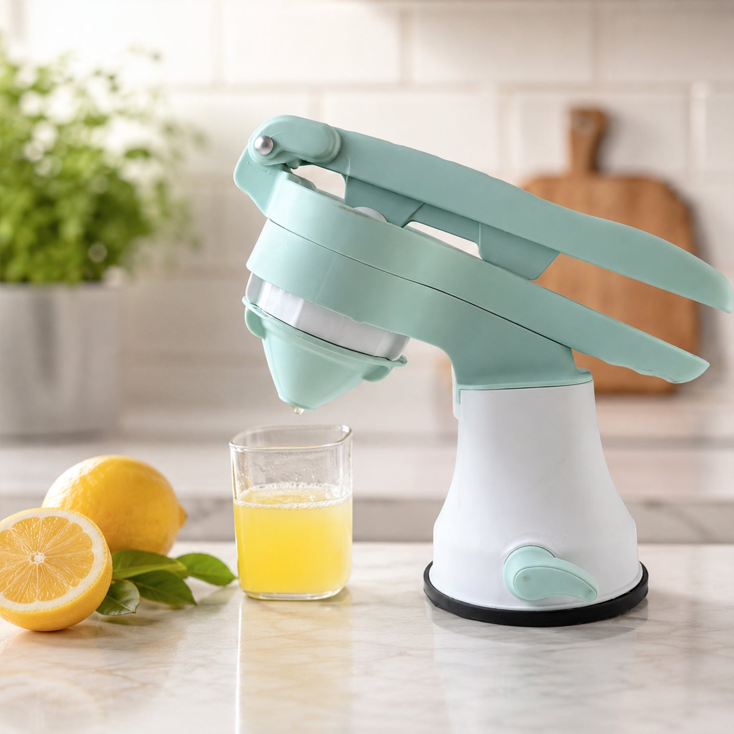 Hand Press Citrus Juicer for fresh juice extraction