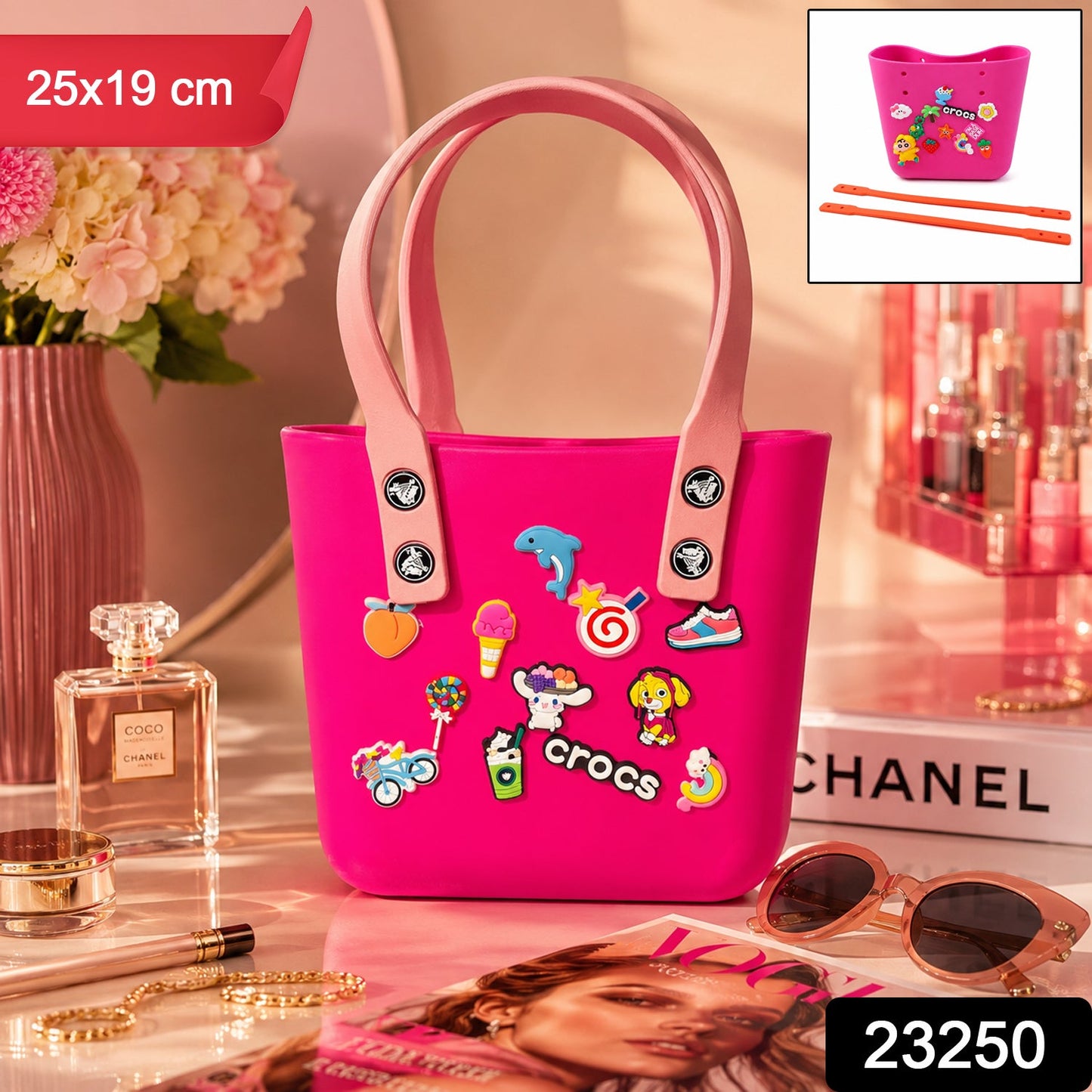 Crocs style handbag for women ideal for daily use