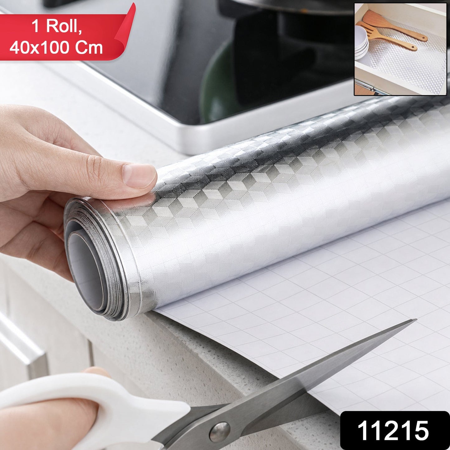 Aluminium foil paper roll for food wrapping