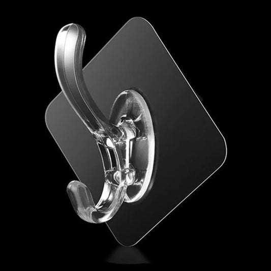 Strong adhesive plastic wall hook for home storage