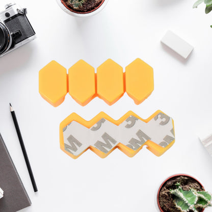 Multipurpose adhesive hooks for keys, toothbrushes, and small items