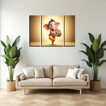Spiritual Ganesha home decor wall frame