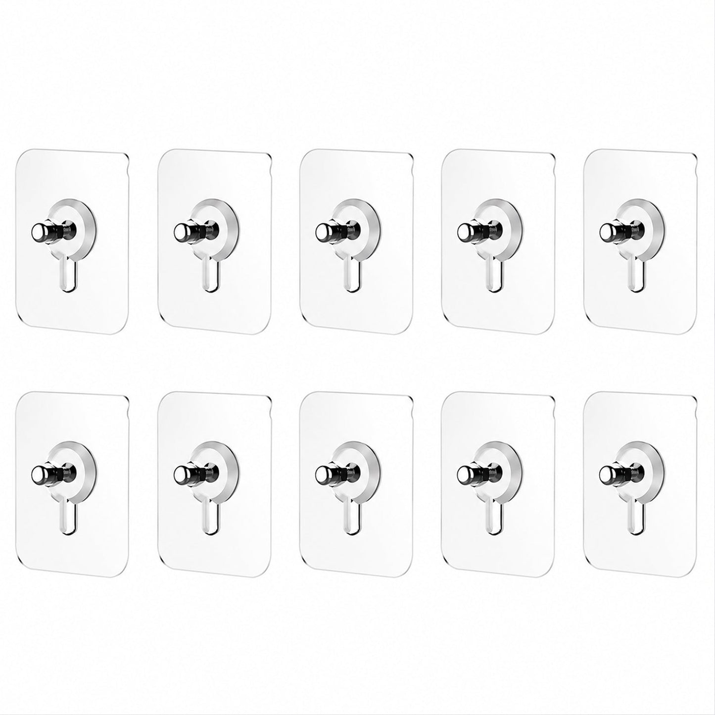 Kitchen utensil hanging on adhesive wall hook