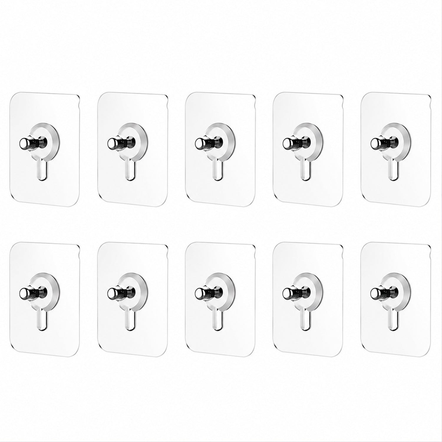 Kitchen utensil hanging on adhesive wall hook