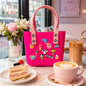 Stylish crocs style tote bag with trendy pattern