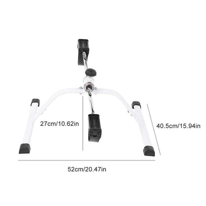 Size guide for portable pedal exerciser fitness equipment