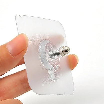 Plastic adhesive hook for home storage solutions