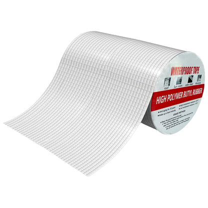 Leak sealing waterproof strip for roof and pipe repairs