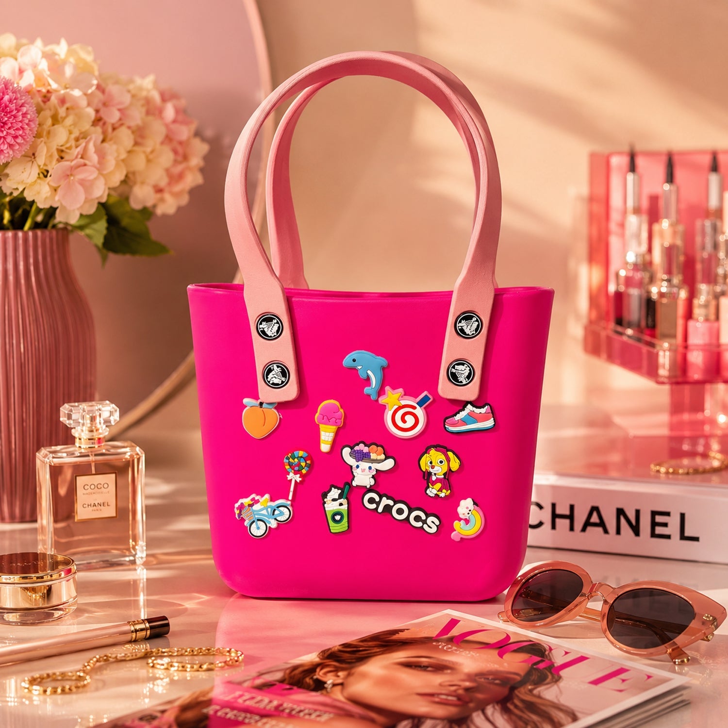 Trendy casual tote bag for women and girls