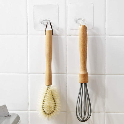 Wall hooks 5-piece pack for kitchen, bathroom, or office
