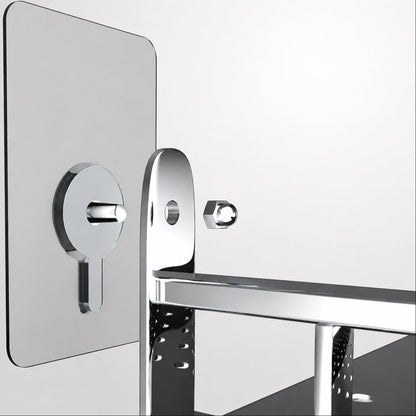 Wall hook in bathroom for hanging towels and accessories
