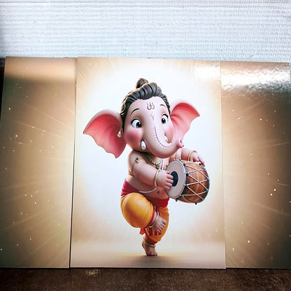 16.5x12 inch Ganesha MDF wall art for home decoration