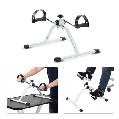 Adjustable resistance pedal exerciser for low-impact exercise