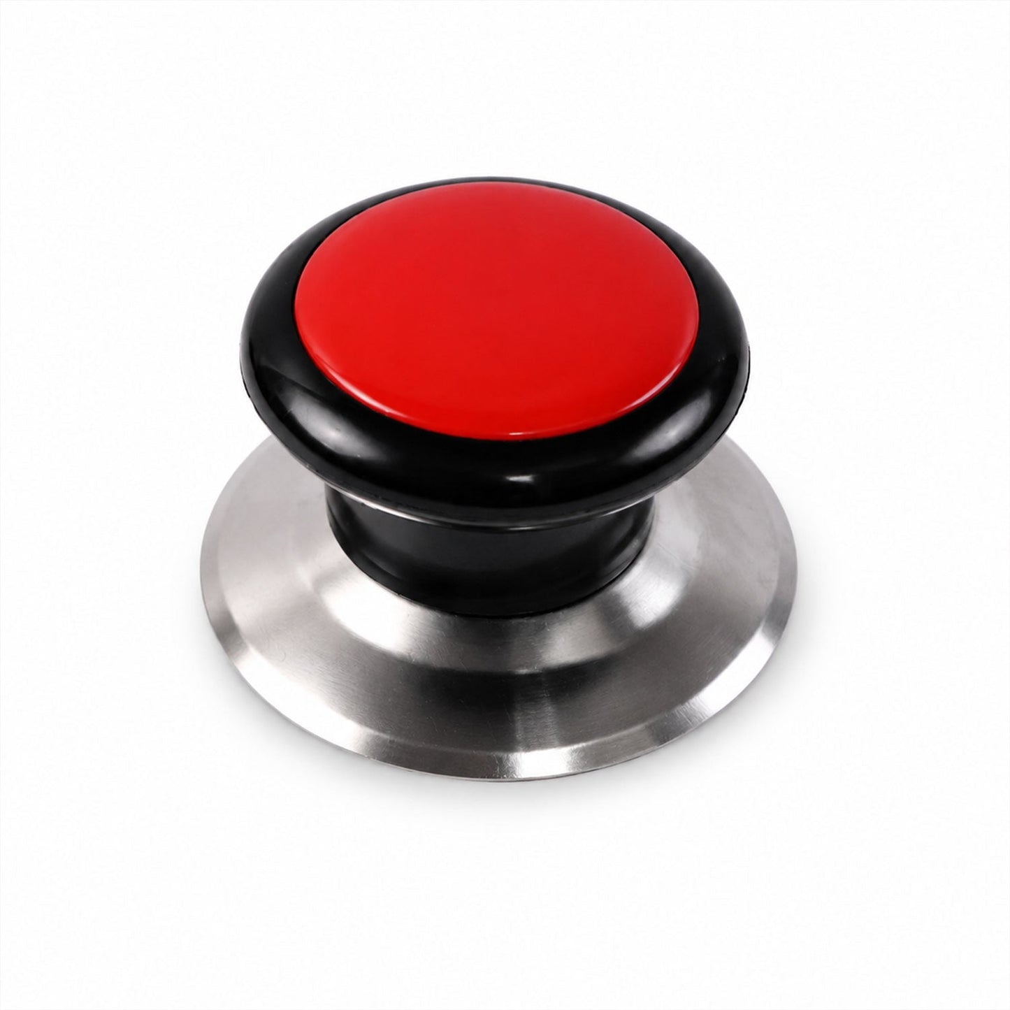 White background of cooker lid knob for display