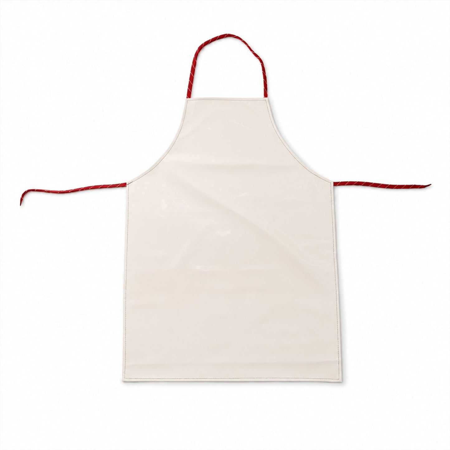 Close-up of adjustable neck strap for waterproof kitchen apron
