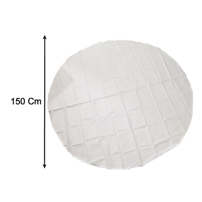 Multipurpose white round table mat, stylish and protective