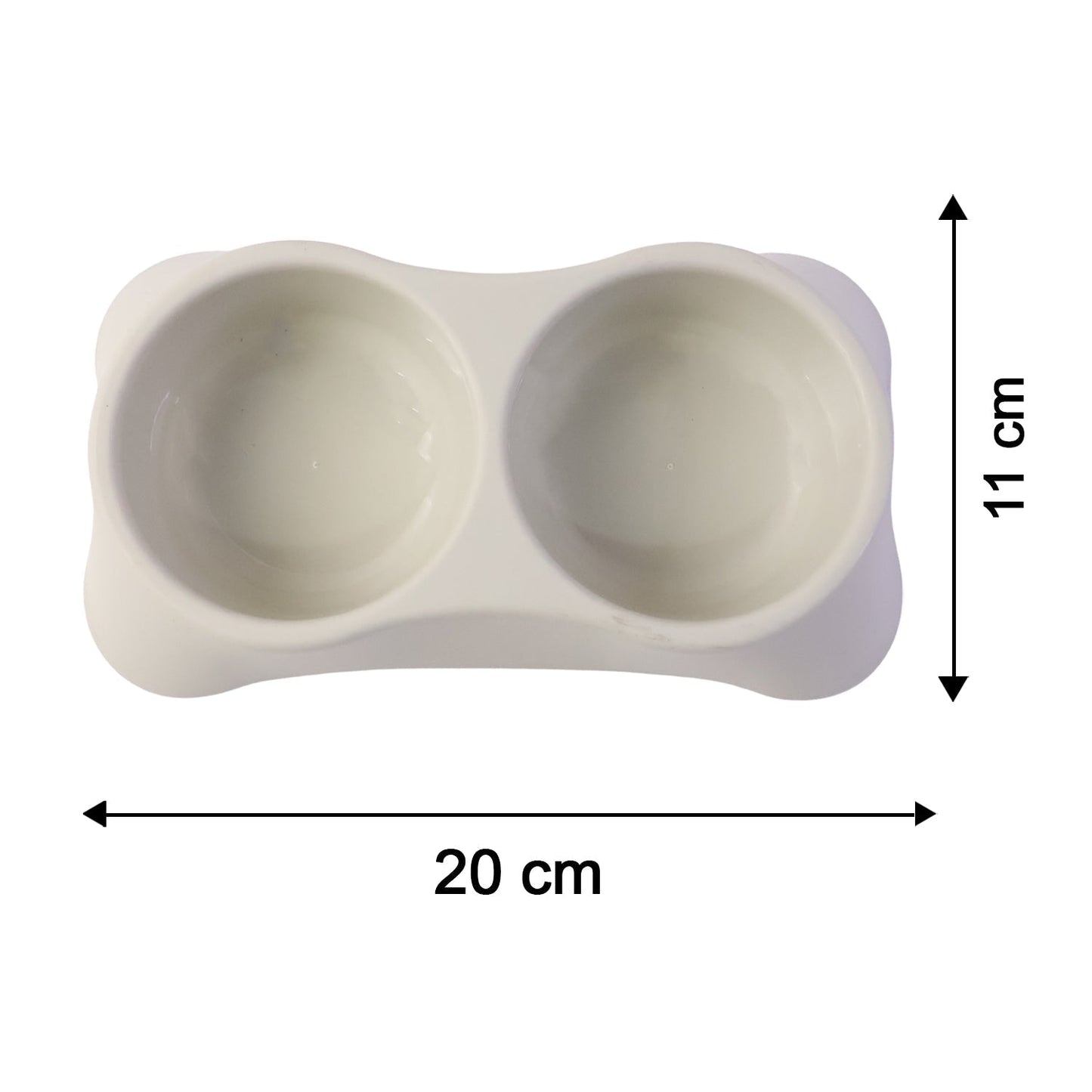Pet feeder size guide with dimensions for optimal fit