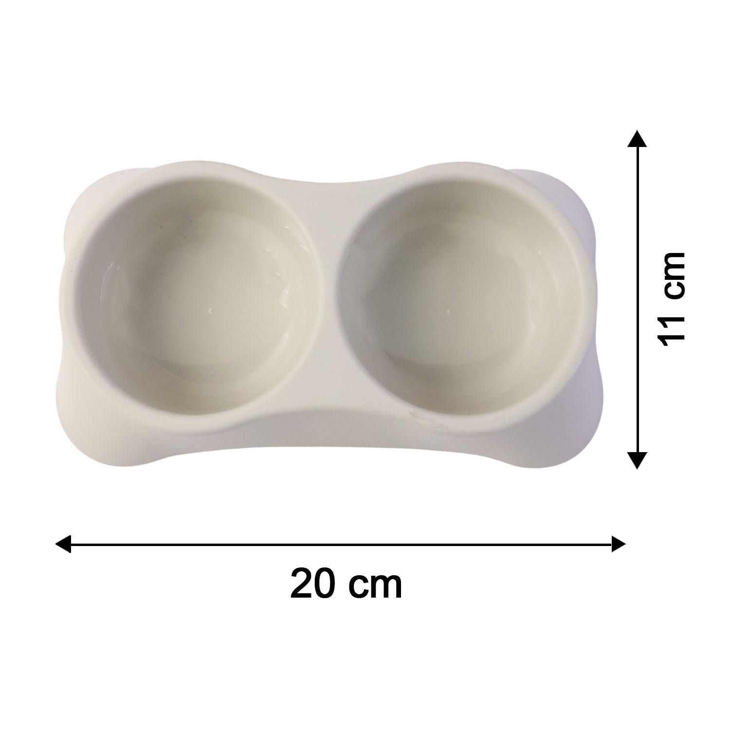 Pet feeder size guide with dimensions for optimal fit
