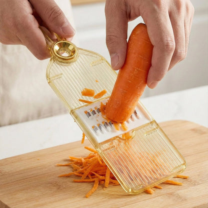 Kitchen use vegetable cutter with ergonomic handle