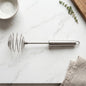 Stainless steel large round spring whisk for kitchen use