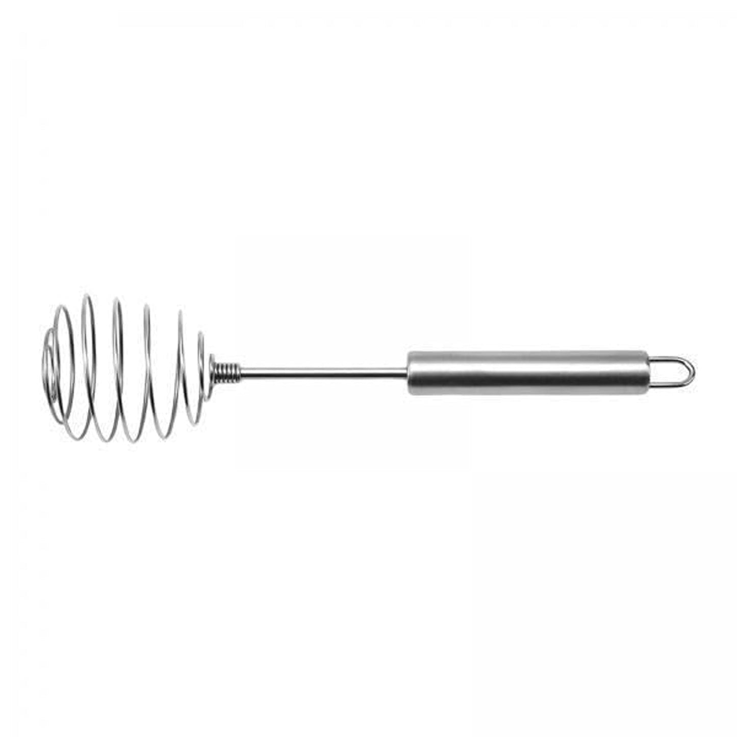 Egg beater whisk in white background for kitchen tasks
