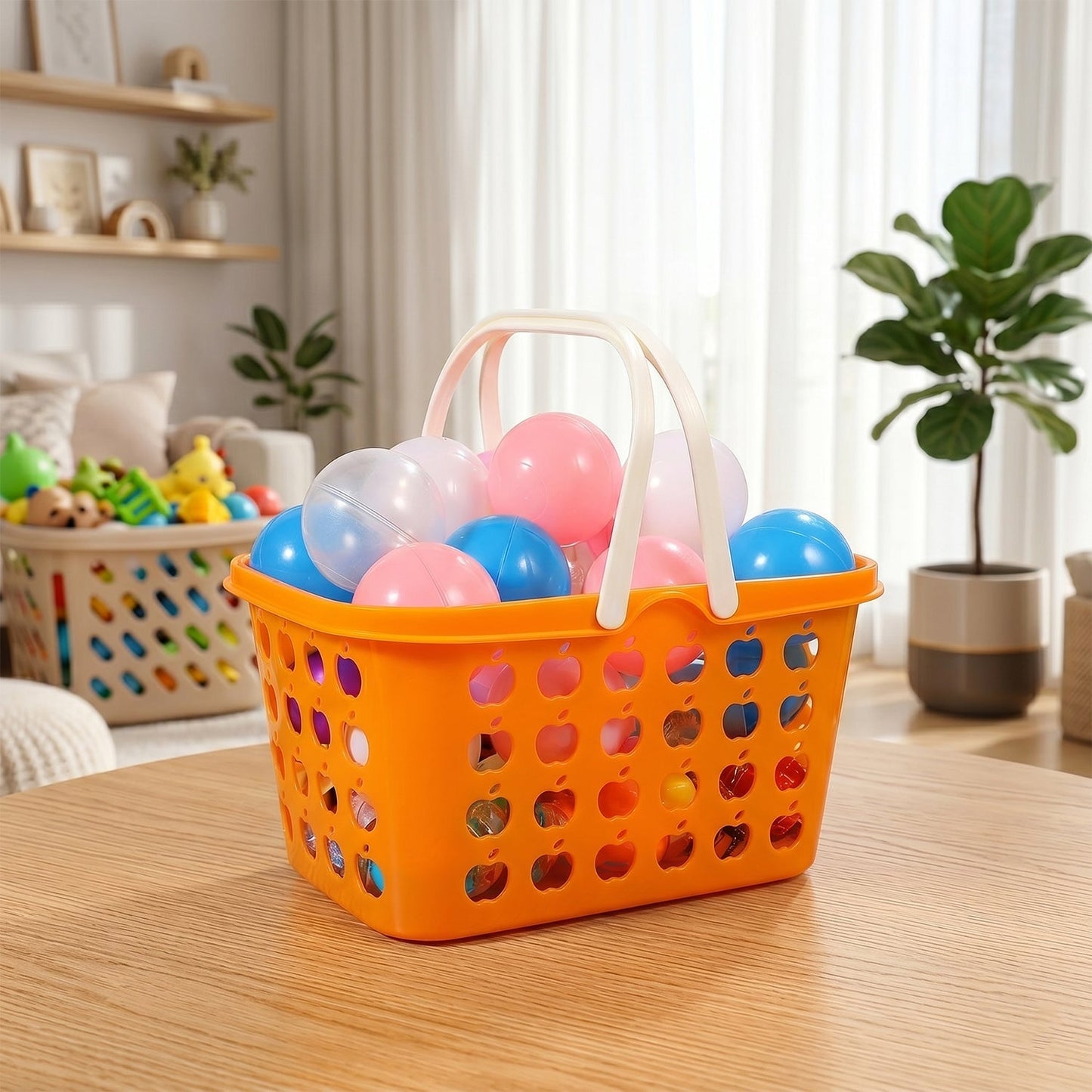 Storage basket used for vegetables and household organization