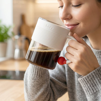 Plastic mug suitable for tea and coffee use