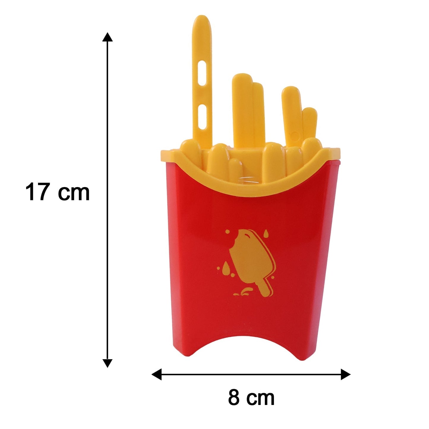 French fries design ice mould for fun frozen snacks