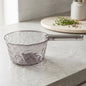 Transparent plastic water dipper scoop with handle for kitchen and bathroom use