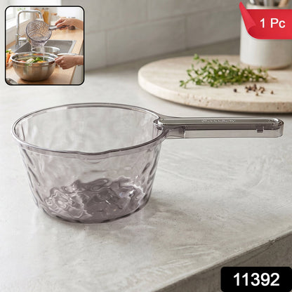Water dipper scoop in pack for household tasks