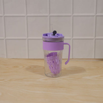 Pack of glass straws for reusable drinkware