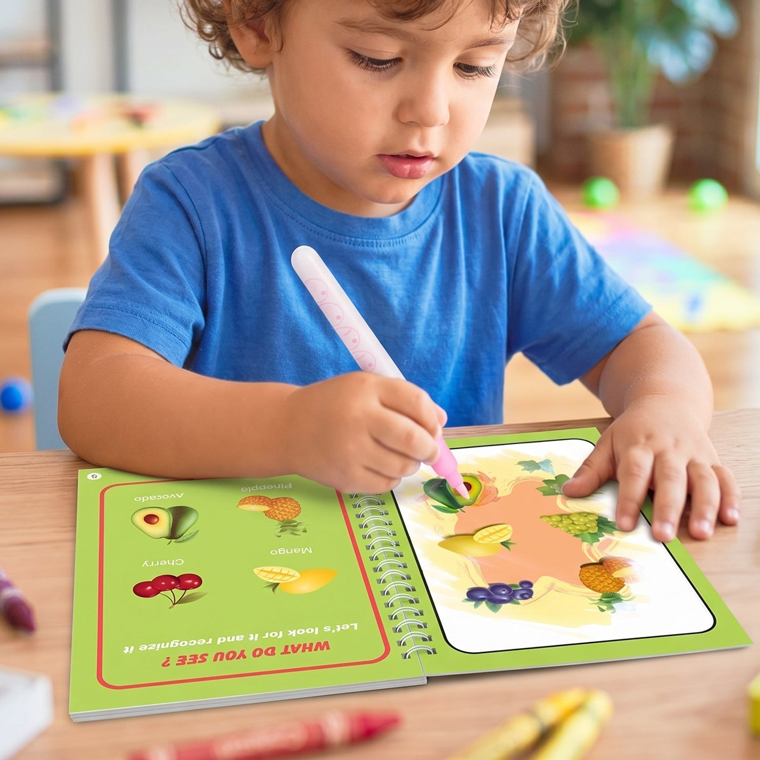 Lightweight water coloring book, ideal for travel and daily use
