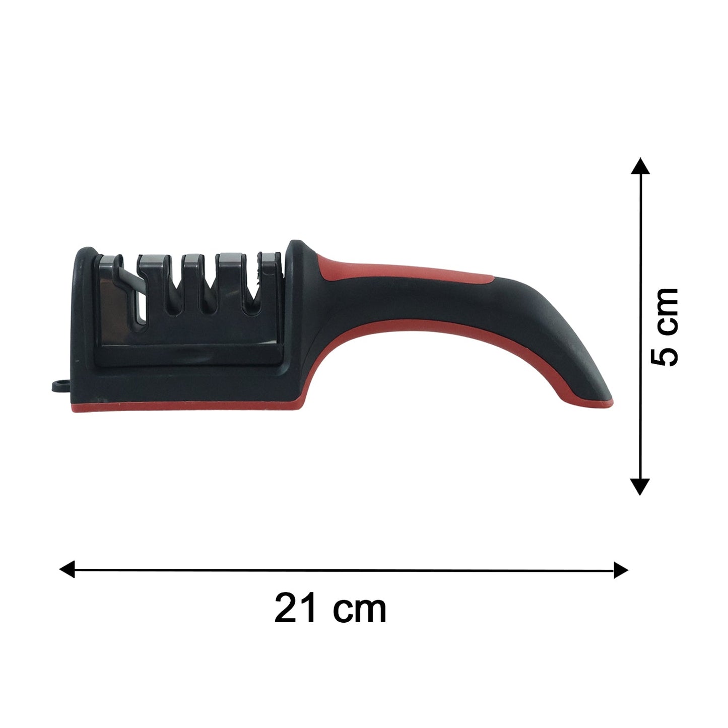 Dimensions of the manual 4-stage knife sharpener