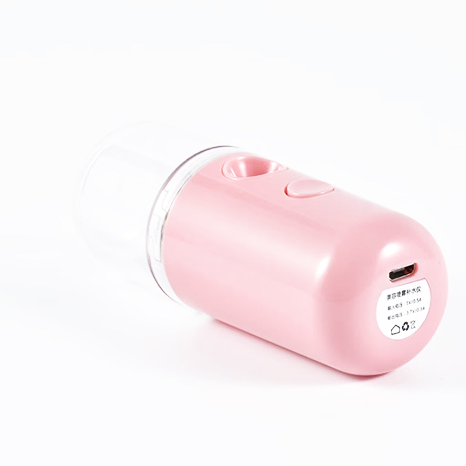 Detail view of portable face steamer