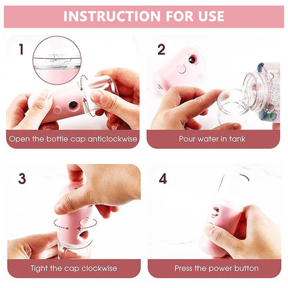 Portable facial humidifier design
