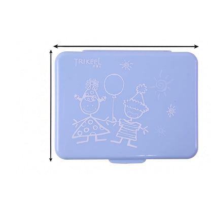 6-compartment pill organizer on white background