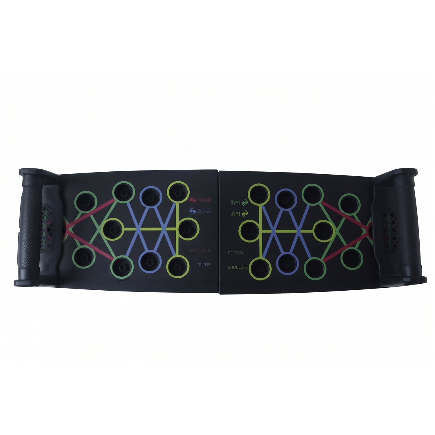 Push up board on white background for home fitness