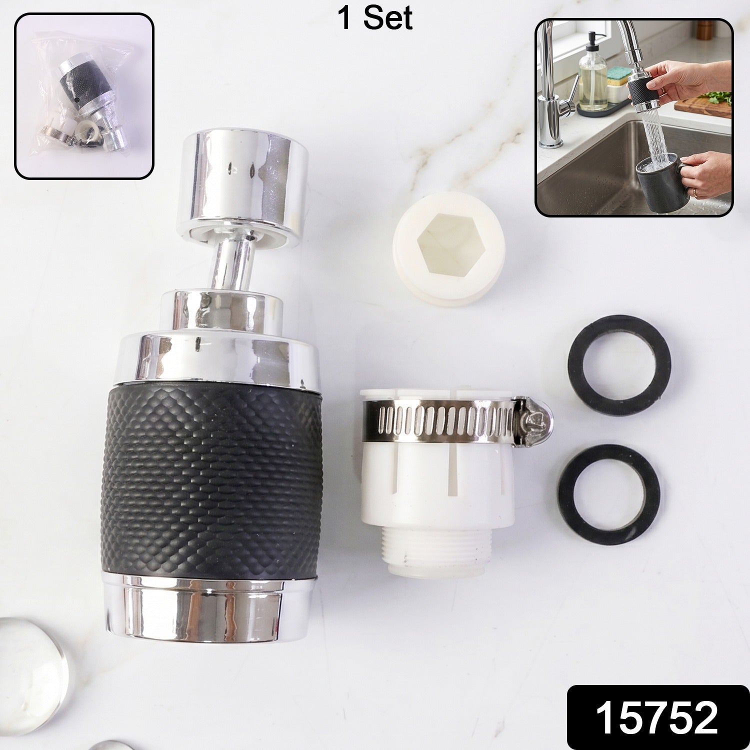 Packaging of kitchen faucet sprayer nozzle