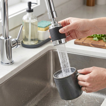 Tap extender with water spray function