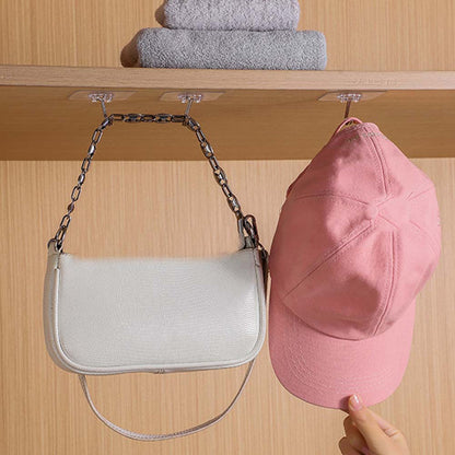 Wall hooks displayed for daily home use