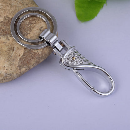 Heavy duty keychain detail with chrome shine