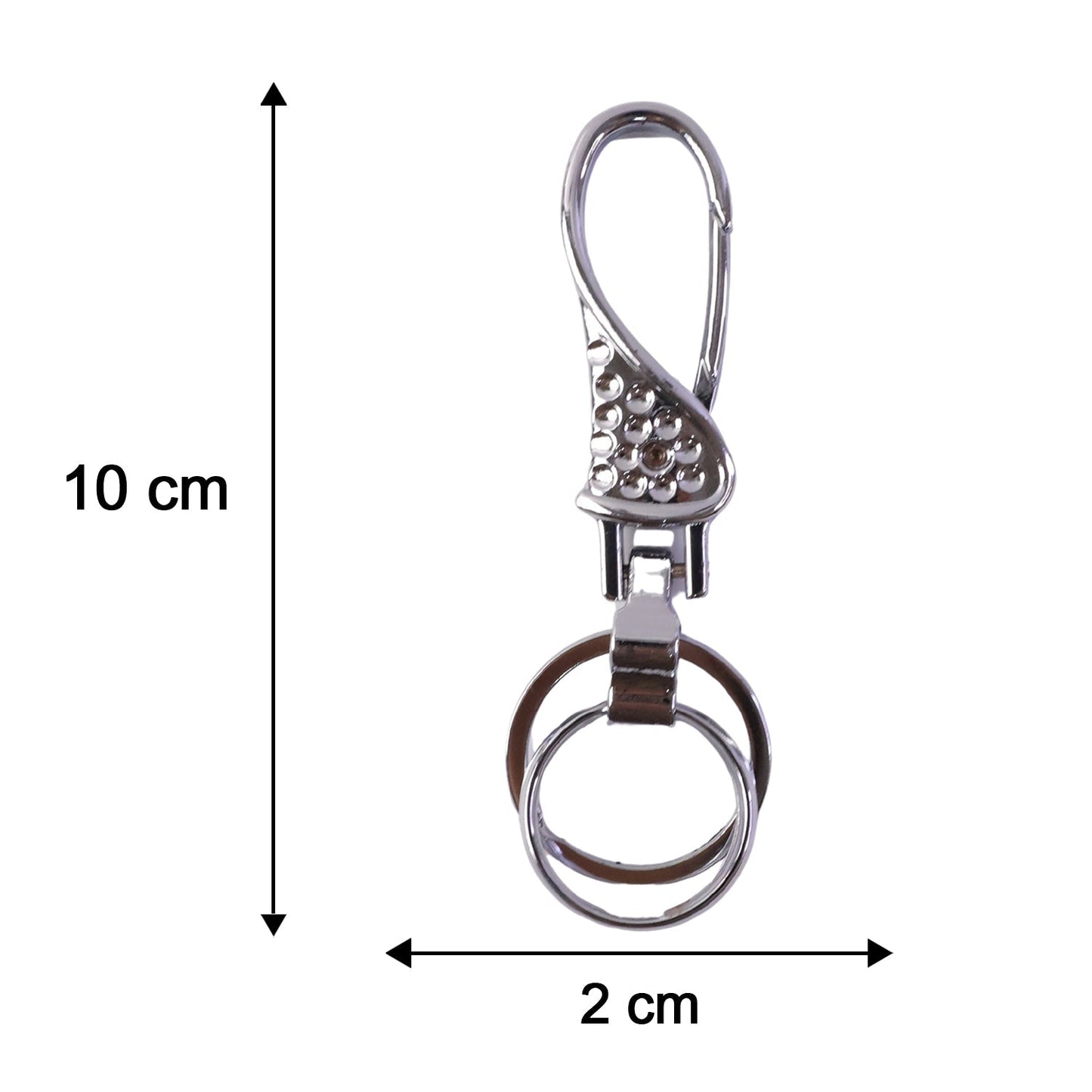 Size guide for metal key holder