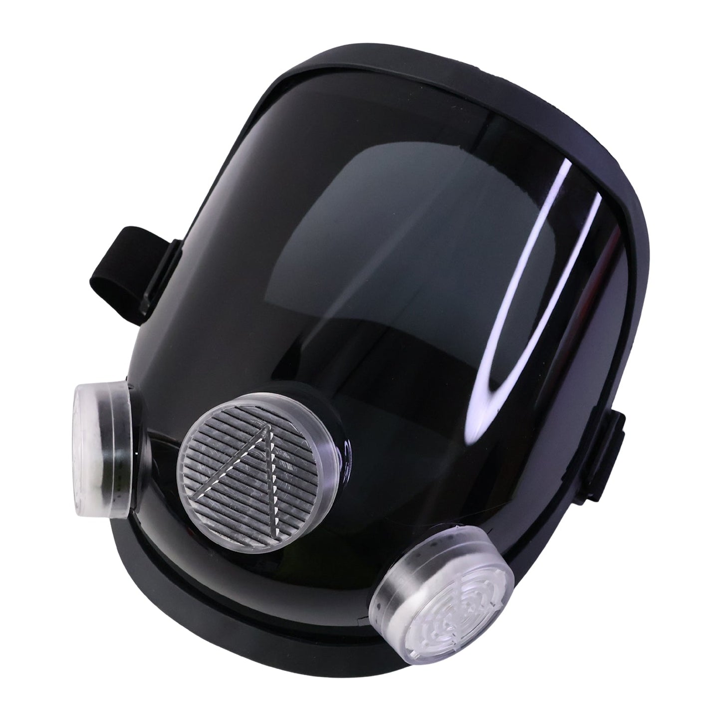 Close-up of respirator mask filter detail