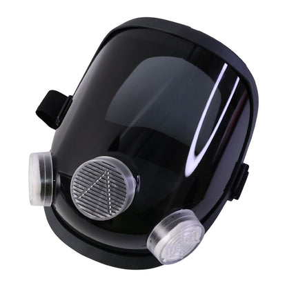 Close-up of respirator mask filter detail